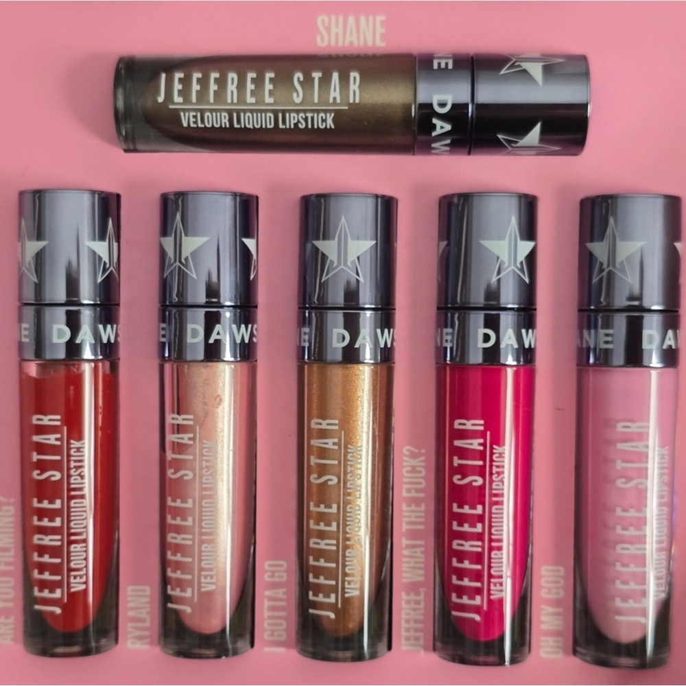 Jeffree Star x Shane Velour Liquid Lipstick | Pink Pig Vault Set of 6 NEW - Picture 6 of 10